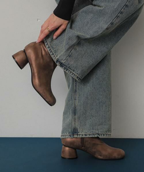 SENSE OF PLACE by URBAN RESEARCH / センスオブプレイス バイ アーバンリサーチ ブーツ（ショート丈） | ヴィンテージライクメタリックブーツ | 詳細2