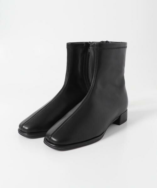 SENSE OF PLACE by URBAN RESEARCH / センスオブプレイス バイ アーバンリサーチ ブーツ（ショート丈） | スクエアトゥセンターシームストレッチローブーツ | 詳細13