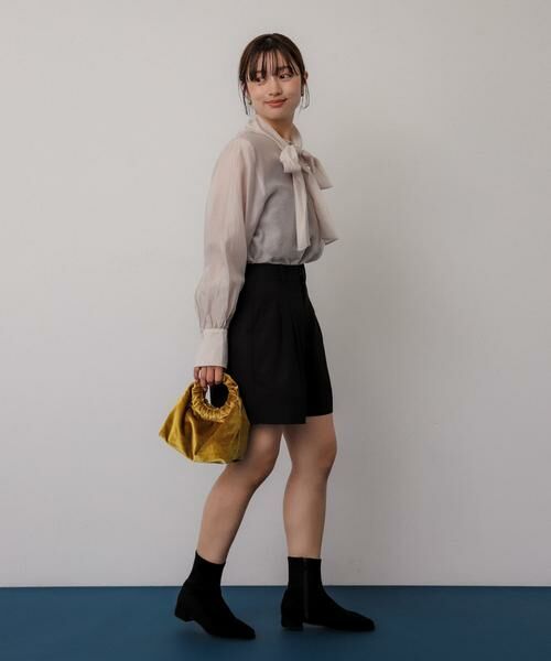 SENSE OF PLACE by URBAN RESEARCH / センスオブプレイス バイ アーバンリサーチ ブーツ（ショート丈） | スクエアトゥセンターシームストレッチローブーツ | 詳細23