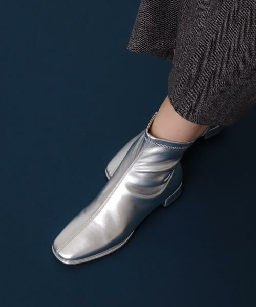 SENSE OF PLACE by URBAN RESEARCH / センスオブプレイス バイ アーバンリサーチ ブーツ（ショート丈） | スクエアトゥセンターシームストレッチローブーツ | 詳細27