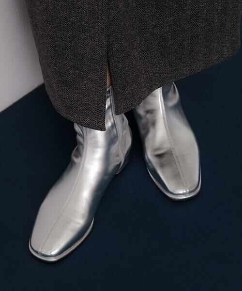 SENSE OF PLACE by URBAN RESEARCH / センスオブプレイス バイ アーバンリサーチ ブーツ（ショート丈） | スクエアトゥセンターシームストレッチローブーツ | 詳細29