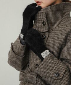 【新品未使用】カシミヤ手袋　S/M ショッパー　箱タグ付き HEIKO 紙袋 H25チャームバッグ 18-2(平手) 未晒無地 赤紐 50枚
