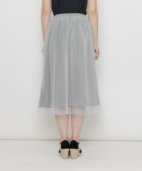 SENSE OF PLACE by URBAN RESEARCH / センスオブプレイス バイ アーバンリサーチ スカート | CF リバーシブルプリーツチュールスカート | 詳細5