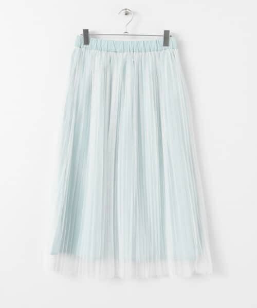 SENSE OF PLACE by URBAN RESEARCH/センスオブプレイス バイ アーバンリサーチ CF リバーシブルプリーツチュールスカート ホワイト FREE SENSE OF PLACE by URBAN RESEARCH/センスオブプレイス バイ アーバンリサーチ CF リバーシブルプリーツチュールスカート ホワイト FREE