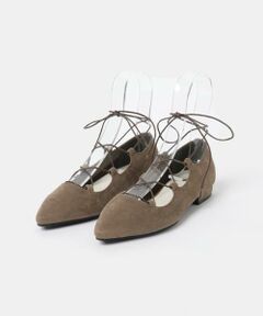 SENSE OF PLACE by URBAN RESEARCH / センスオブプレイス バイ アーバンリサーチ パンプス | 2WAYレースアップフラットパンプス∴