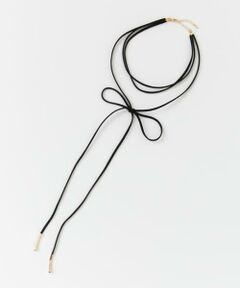 SENSE OF PLACE by URBAN RESEARCH / センスオブプレイス バイ アーバンリサーチ ネックレス・ペンダント・チョーカー | スエード3連ロングリボンチョーカー∴