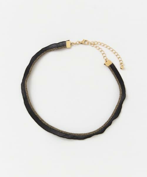 SENSE OF PLACE by URBAN RESEARCH / センスオブプレイス バイ アーバンリサーチ ネックレス・ペンダント・チョーカー | グリッターラインチョーカー∴（ブラック）
