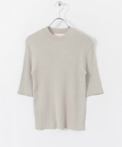 SENSE OF PLACE by URBAN RESEARCH / センスオブプレイス バイ アーバンリサーチ ニット・セーター | ラメリブセーター(5分袖)