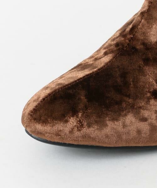 SENSE OF PLACE by URBAN RESEARCH / センスオブプレイス バイ アーバンリサーチ ブーツ(ショート丈) | チャンキーヒールベロアブーツ∴ | 詳細4