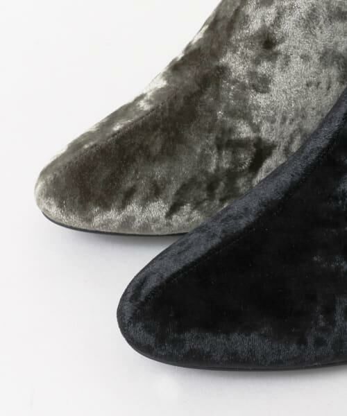 SENSE OF PLACE by URBAN RESEARCH / センスオブプレイス バイ アーバンリサーチ ブーツ(ショート丈) | チャンキーヒールベロアブーツ∴ | 詳細5