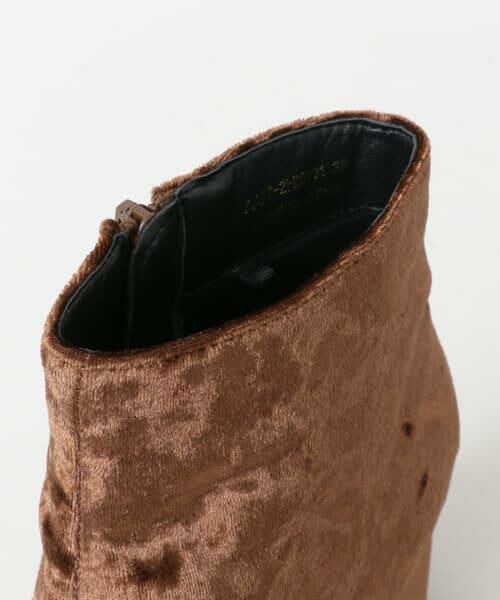 SENSE OF PLACE by URBAN RESEARCH / センスオブプレイス バイ アーバンリサーチ ブーツ(ショート丈) | チャンキーヒールベロアブーツ∴ | 詳細7