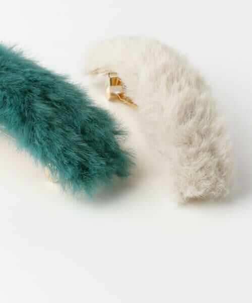 SENSE OF PLACE by URBAN RESEARCH / センスオブプレイス バイ アーバンリサーチ ヘアアクセサリー | フェイクファーヘアバレッタ∴ | 詳細3