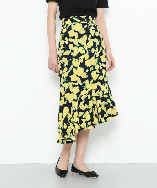 SENSE OF PLACE by URBAN RESEARCH / センスオブプレイス バイ アーバンリサーチ スカート | ボタニカルイレギュラーヘムスカート∴ | 詳細1