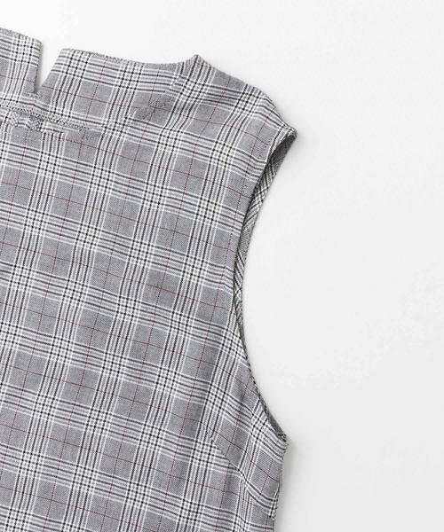 SENSE OF PLACE by URBAN RESEARCH / センスオブプレイス バイ アーバンリサーチ シャツ・ブラウス | チェッククルーネックブラウス(ノースリーブ)∴ | 詳細3