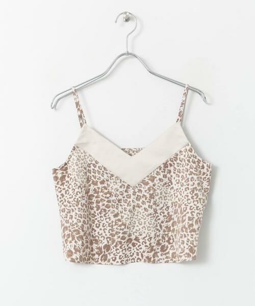 SENSE OF PLACE by URBAN RESEARCH / センスオブプレイス バイ アーバンリサーチ キャミソール・チューブトップ | レオパードプリントキャミソール | 詳細1