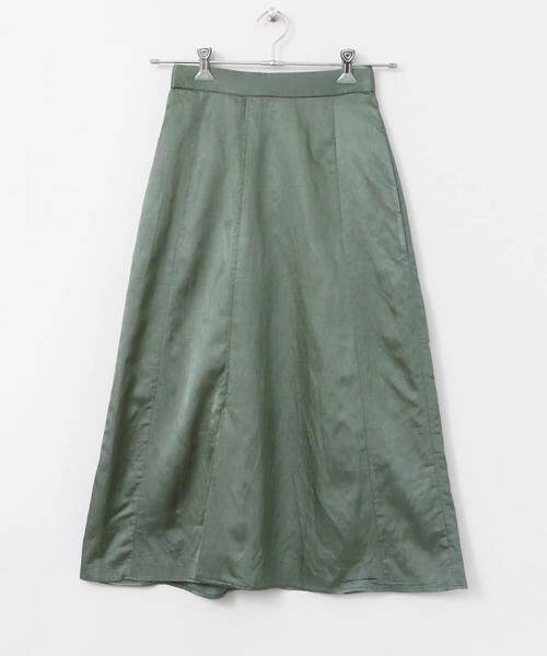 SENSE OF PLACE by URBAN RESEARCH / センスオブプレイス バイ アーバンリサーチ スカート | サテンフレアロングスカート | 詳細1