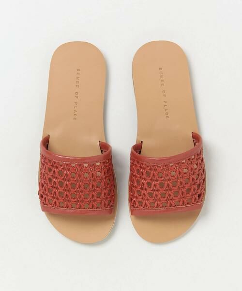 SENSE OF PLACE by URBAN RESEARCH / センスオブプレイス バイ アーバンリサーチ サンダル | ワンバンドメッシュフラットサンダル | 詳細2