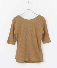 SENSE OF PLACE by URBAN RESEARCH / センスオブプレイス バイ アーバンリサーチ Tシャツ | バックカシュクールトップ(5分袖)