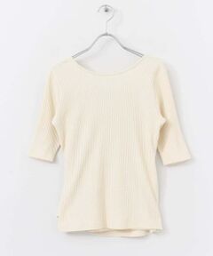 SENSE OF PLACE by URBAN RESEARCH / センスオブプレイス バイ アーバンリサーチ Tシャツ | バックカシュクールトップ(5分袖)