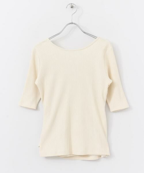 SENSE OF PLACE by URBAN RESEARCH / センスオブプレイス バイ アーバンリサーチ Tシャツ | バックカシュクールトップ(5分袖) | 詳細8