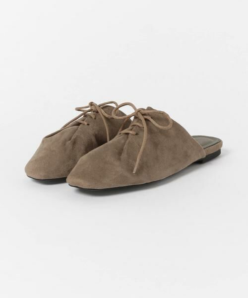 SENSE OF PLACE by URBAN RESEARCH / センスオブプレイス バイ アーバンリサーチ シューズ | スエード調レースアップスリッパ | 詳細1