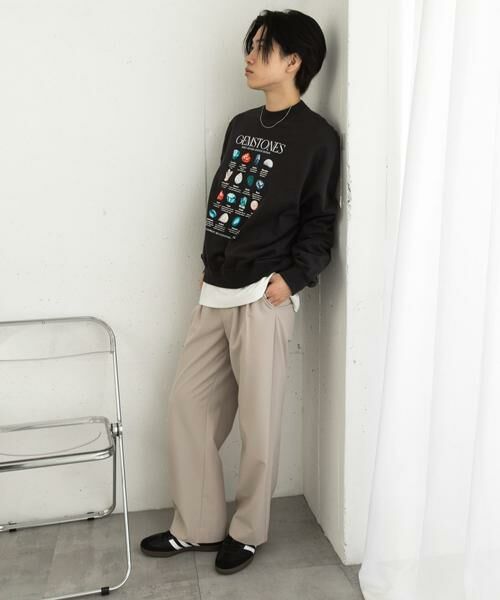 SENSE OF PLACE by URBAN RESEARCH / センスオブプレイス バイ アーバンリサーチ スウェット | Gem Stone Cropped Sweat | 詳細25