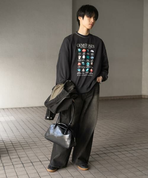 SENSE OF PLACE by URBAN RESEARCH / センスオブプレイス バイ アーバンリサーチ スウェット | Gem Stone Cropped Sweat | 詳細19