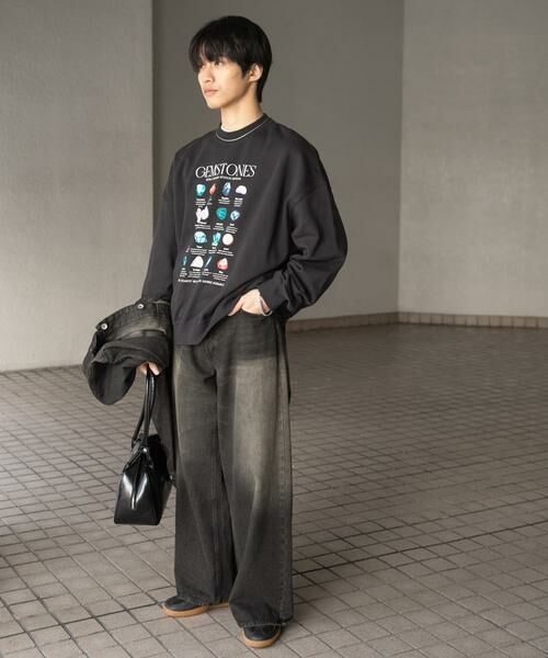 SENSE OF PLACE by URBAN RESEARCH / センスオブプレイス バイ アーバンリサーチ スウェット | Gem Stone Cropped Sweat | 詳細20