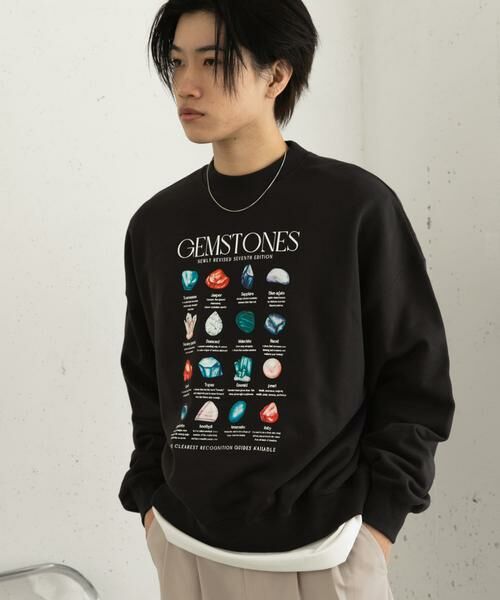 SENSE OF PLACE by URBAN RESEARCH / センスオブプレイス バイ アーバンリサーチ スウェット | Gem Stone Cropped Sweat | 詳細23