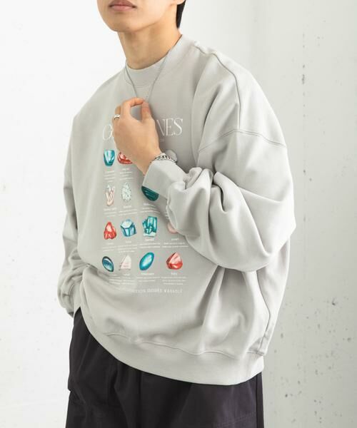 SENSE OF PLACE by URBAN RESEARCH / センスオブプレイス バイ アーバンリサーチ スウェット | Gem Stone Cropped Sweat | 詳細29