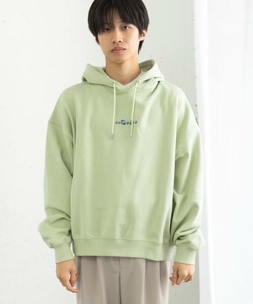 SENSE OF PLACE by URBAN RESEARCH / センスオブプレイス バイ アーバンリサーチ パーカー | Gem Stone Cropped Hoodie | 詳細2