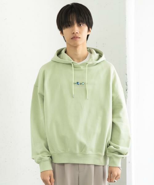 SENSE OF PLACE by URBAN RESEARCH / センスオブプレイス バイ アーバンリサーチ パーカー | Gem Stone Cropped Hoodie | 詳細7