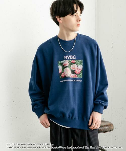 SENSE OF PLACE by URBAN RESEARCH / センスオブプレイス バイ アーバンリサーチ スウェット | NYBG　クルーネックルーズスウェットB | 詳細1