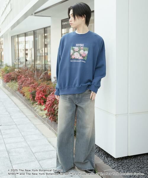 SENSE OF PLACE by URBAN RESEARCH / センスオブプレイス バイ アーバンリサーチ スウェット | NYBG　クルーネックルーズスウェットB | 詳細10