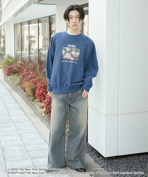 SENSE OF PLACE by URBAN RESEARCH / センスオブプレイス バイ アーバンリサーチ スウェット | NYBG　クルーネックルーズスウェットB | 詳細11