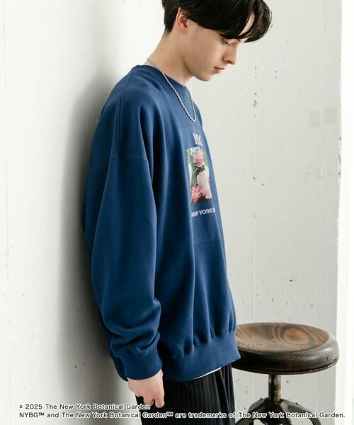 SENSE OF PLACE by URBAN RESEARCH / センスオブプレイス バイ アーバンリサーチ スウェット | NYBG　クルーネックルーズスウェットB | 詳細3