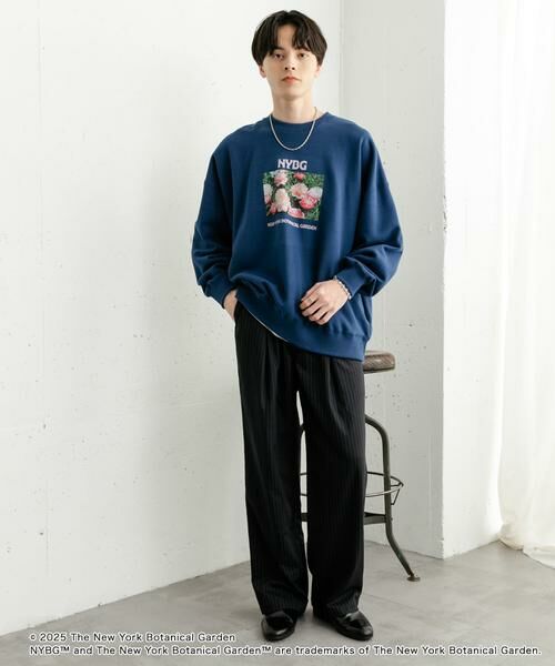 SENSE OF PLACE by URBAN RESEARCH / センスオブプレイス バイ アーバンリサーチ スウェット | NYBG　クルーネックルーズスウェットB | 詳細4