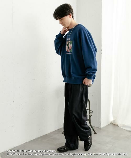 SENSE OF PLACE by URBAN RESEARCH / センスオブプレイス バイ アーバンリサーチ スウェット | NYBG　クルーネックルーズスウェットB | 詳細5