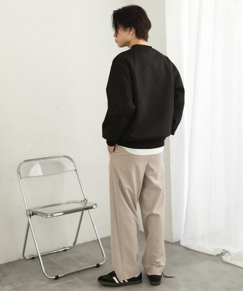 SENSE OF PLACE by URBAN RESEARCH / センスオブプレイス バイ アーバンリサーチ スウェット | ポンチプレートキリカエスウェット | 詳細13