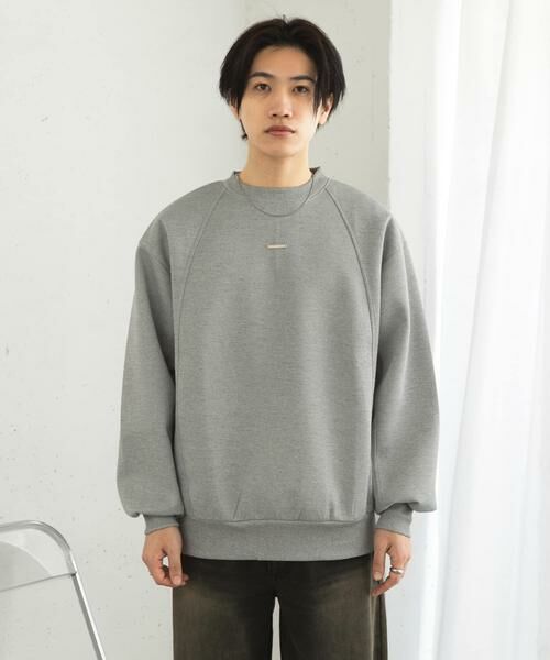 SENSE OF PLACE by URBAN RESEARCH / センスオブプレイス バイ アーバンリサーチ スウェット | ポンチプレートキリカエスウェット | 詳細27