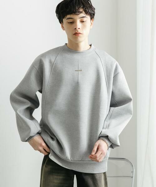 SENSE OF PLACE by URBAN RESEARCH / センスオブプレイス バイ アーバンリサーチ スウェット | ポンチプレートキリカエスウェット | 詳細19