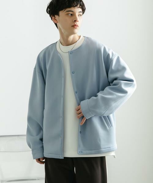 SENSE OF PLACE by URBAN RESEARCH / センスオブプレイス バイ アーバンリサーチ カーディガン・ボレロ | ポンチクルーネックカーディガン | 詳細1