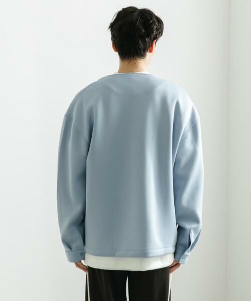 SENSE OF PLACE by URBAN RESEARCH / センスオブプレイス バイ アーバンリサーチ カーディガン・ボレロ | ポンチクルーネックカーディガン | 詳細11