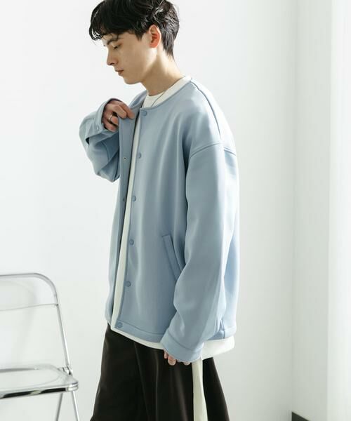 SENSE OF PLACE by URBAN RESEARCH / センスオブプレイス バイ アーバンリサーチ カーディガン・ボレロ | ポンチクルーネックカーディガン | 詳細2