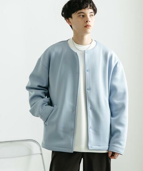 SENSE OF PLACE by URBAN RESEARCH / センスオブプレイス バイ アーバンリサーチ カーディガン・ボレロ | ポンチクルーネックカーディガン | 詳細4