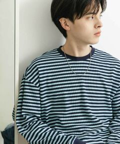 SENSE OF PLACE by URBAN RESEARCH / センスオブプレイス バイ アーバンリサーチ Tシャツ | ワッフルボーダーロングTシャツ