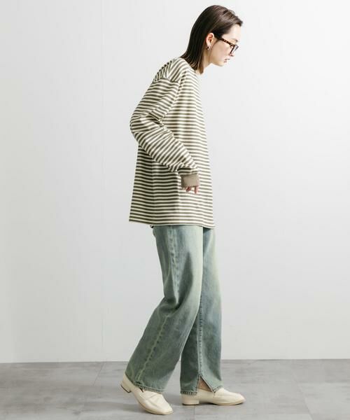 SENSE OF PLACE by URBAN RESEARCH / センスオブプレイス バイ アーバンリサーチ Tシャツ | ワッフルボーダーロングTシャツ | 詳細10