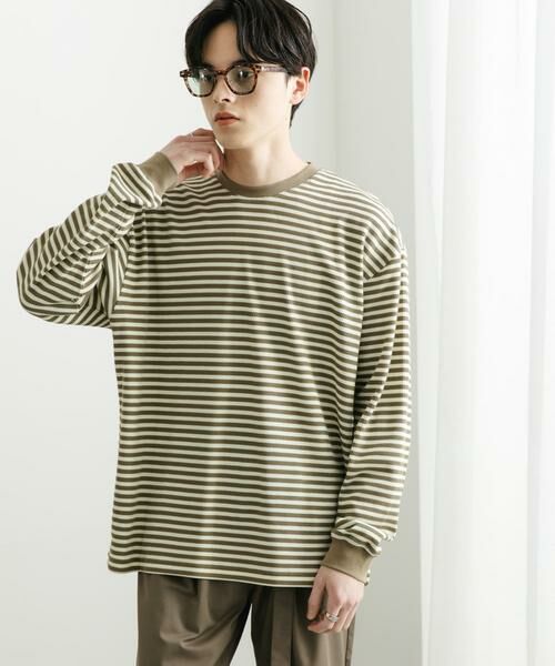 SENSE OF PLACE by URBAN RESEARCH / センスオブプレイス バイ アーバンリサーチ Tシャツ | ワッフルボーダーロングTシャツ | 詳細12