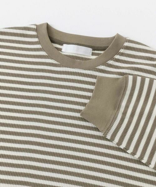 SENSE OF PLACE by URBAN RESEARCH / センスオブプレイス バイ アーバンリサーチ Tシャツ | ワッフルボーダーロングTシャツ | 詳細26