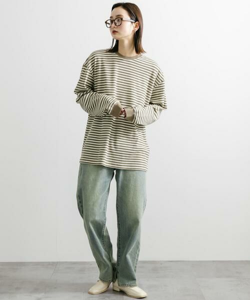 SENSE OF PLACE by URBAN RESEARCH / センスオブプレイス バイ アーバンリサーチ Tシャツ | ワッフルボーダーロングTシャツ | 詳細9